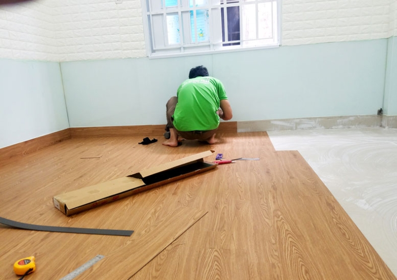 Công trình sàn gỗ tp biên hòa