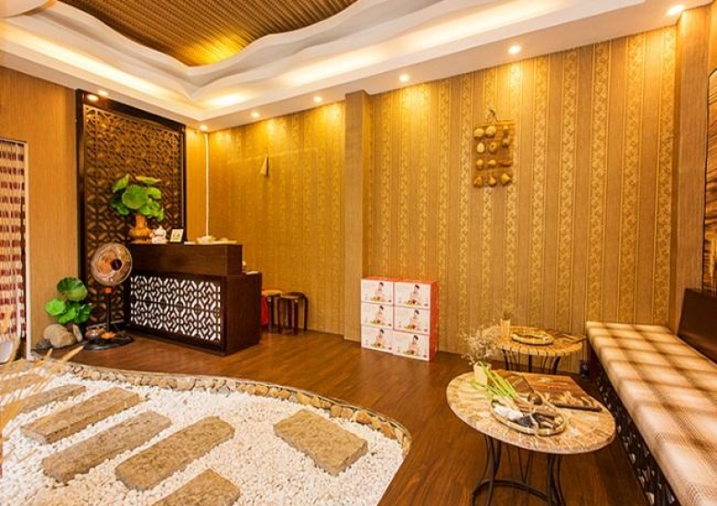 CÔNG TRÌNH DÁN TƯỜNG SPA ĐƯỜNG KHỔNG TỬ LONG KHÁNH